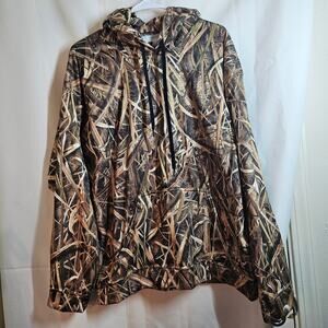 Mossy Oak Camo Light Fleece pullover size large